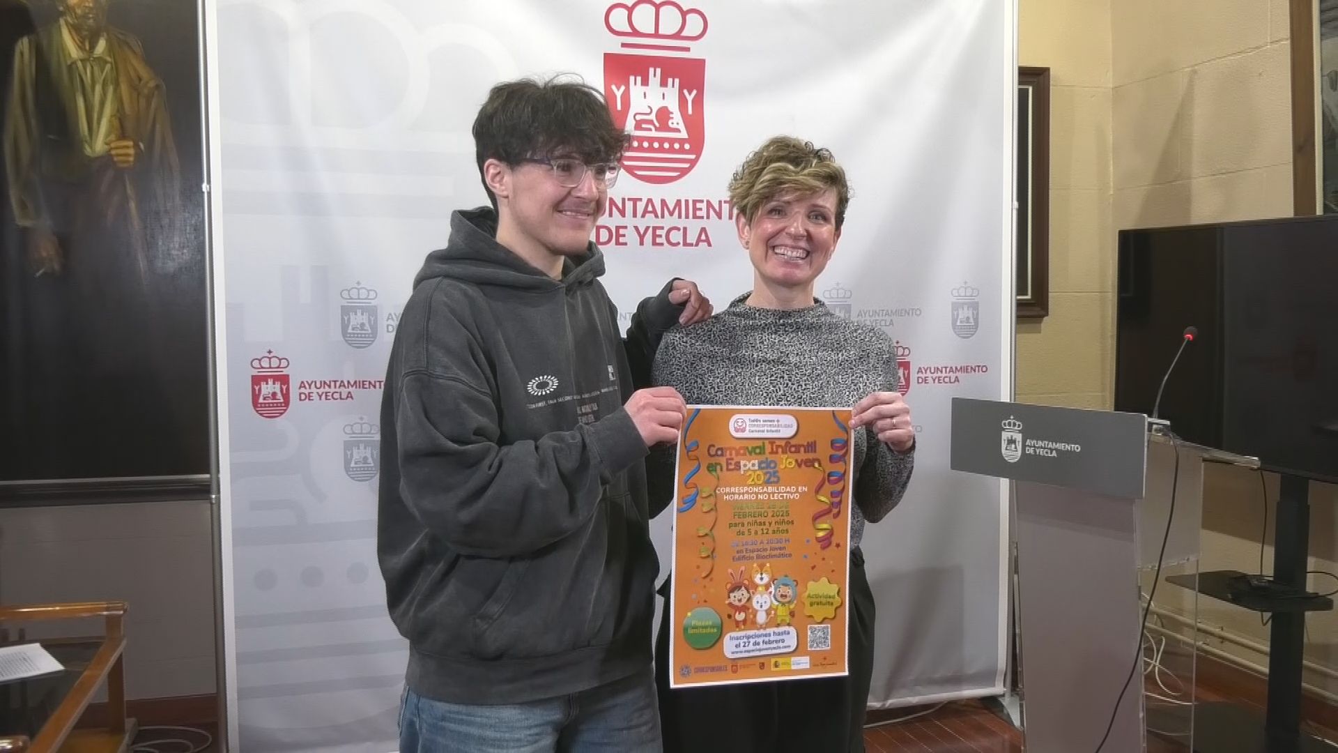 La concejal de juventud ha presentado la fiesta de carnaval infantil