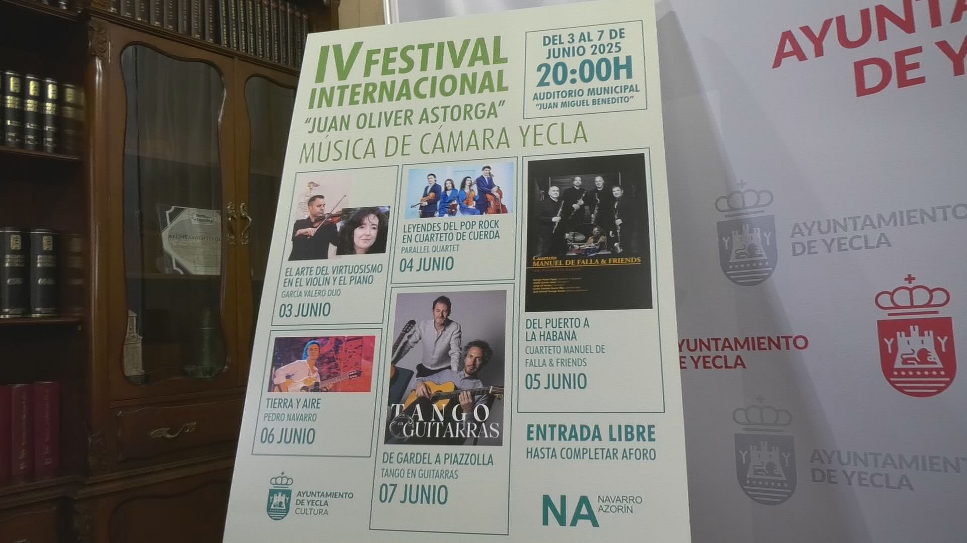 IV edición del Festival Internacional de Música de Cámara con entrada libre