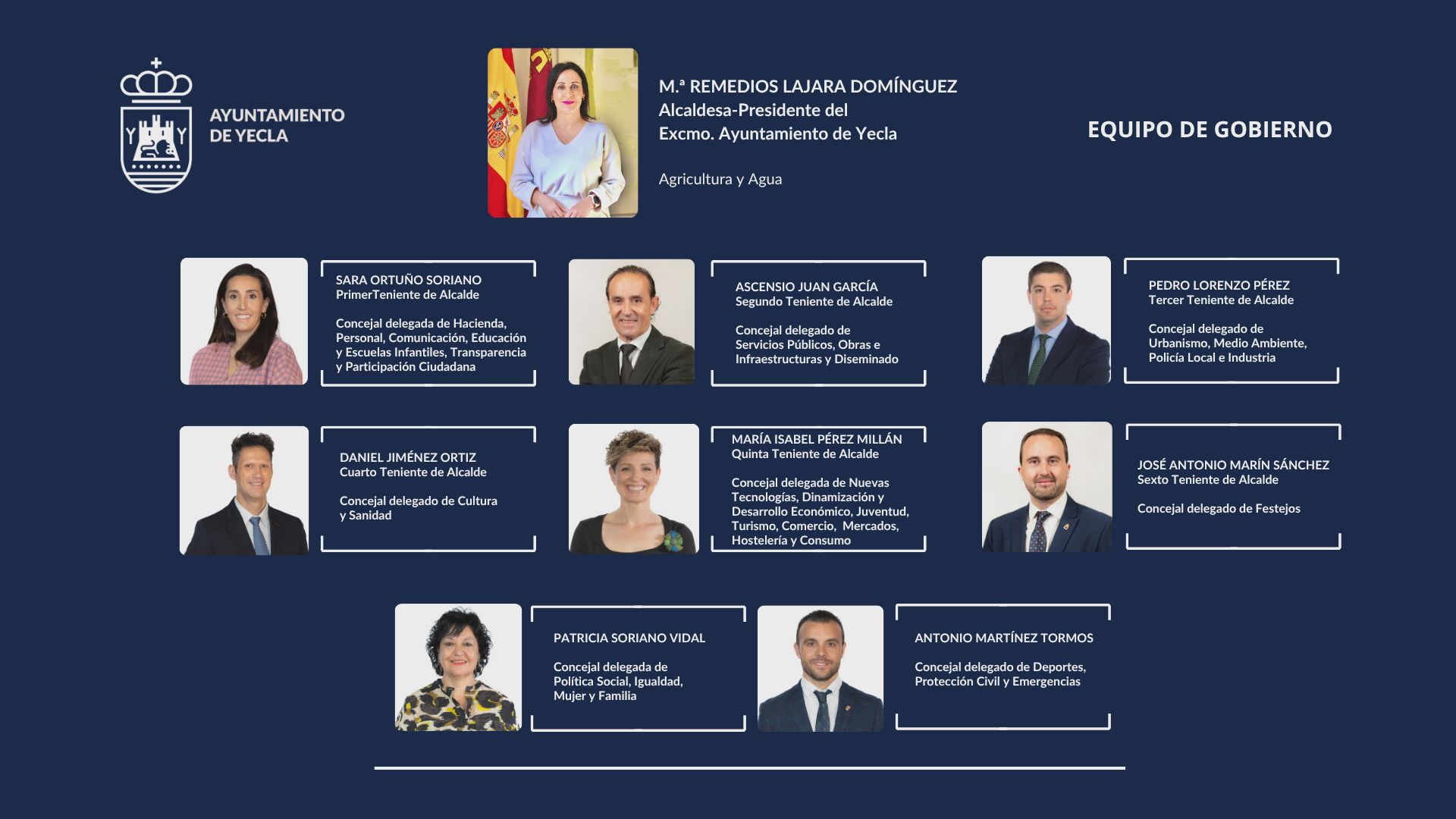 La Alcaldesa de Yecla presenta la nueva estructura del Gobierno local