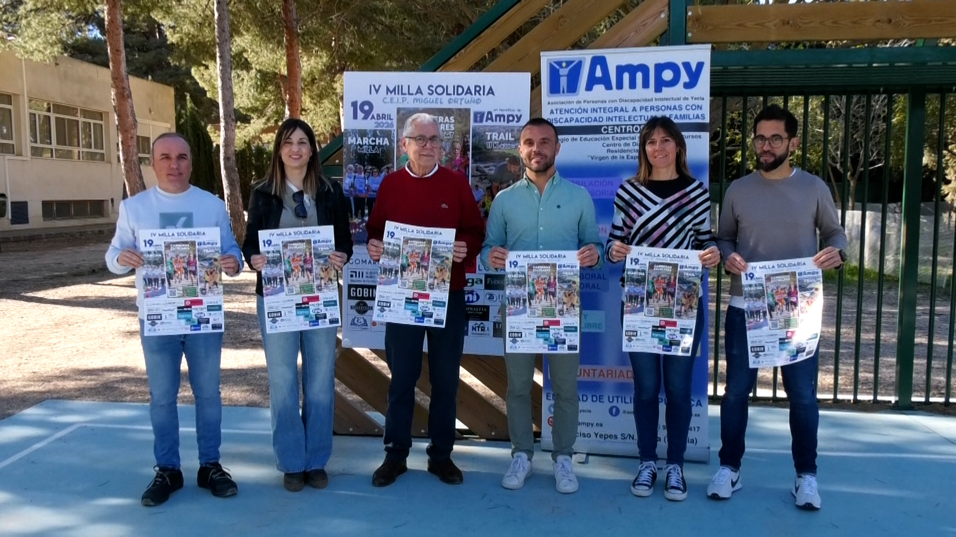 El colegio Miguel Ortuño celebra su IV Milla Solidaria a beneficio de AMPY el 19 de abril 