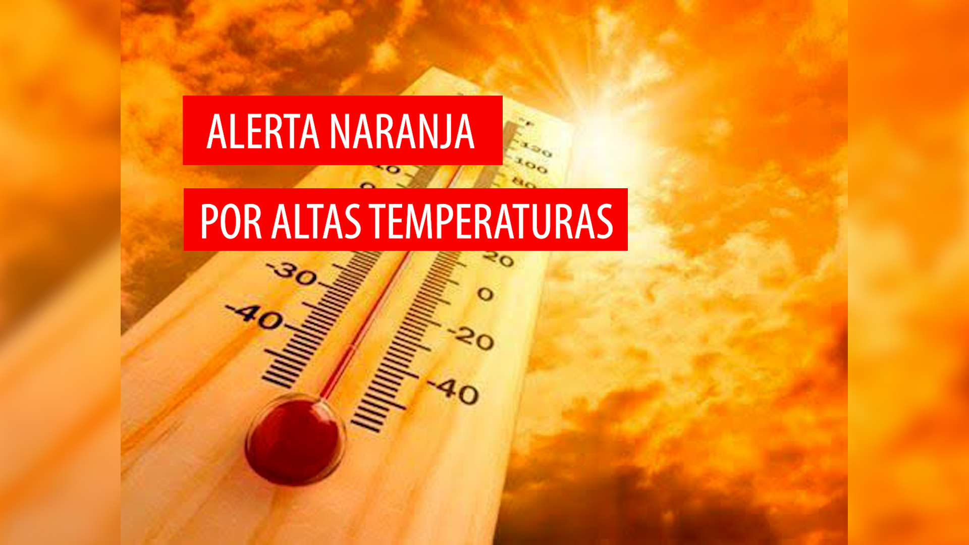 La ola de calor activa la alerta naranja en Yecla por temperaturas de 40 grados